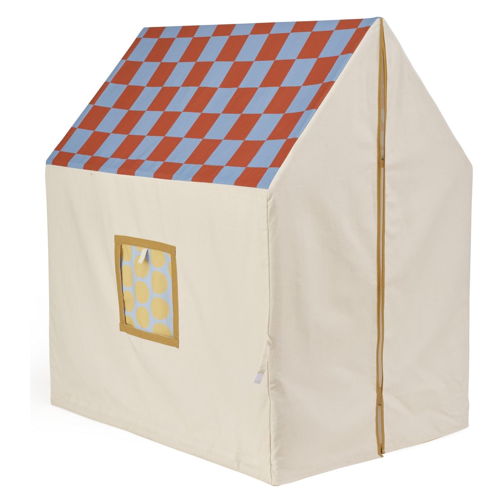 Kids Concept Hauszelt dusty blue kariert (1001097)