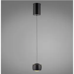 Paul Neuhaus, Pendelleuchte, JUST LIGHT BALLINI LED Pendelleuchte Warmweiss 5,2W schwarz 15260-18