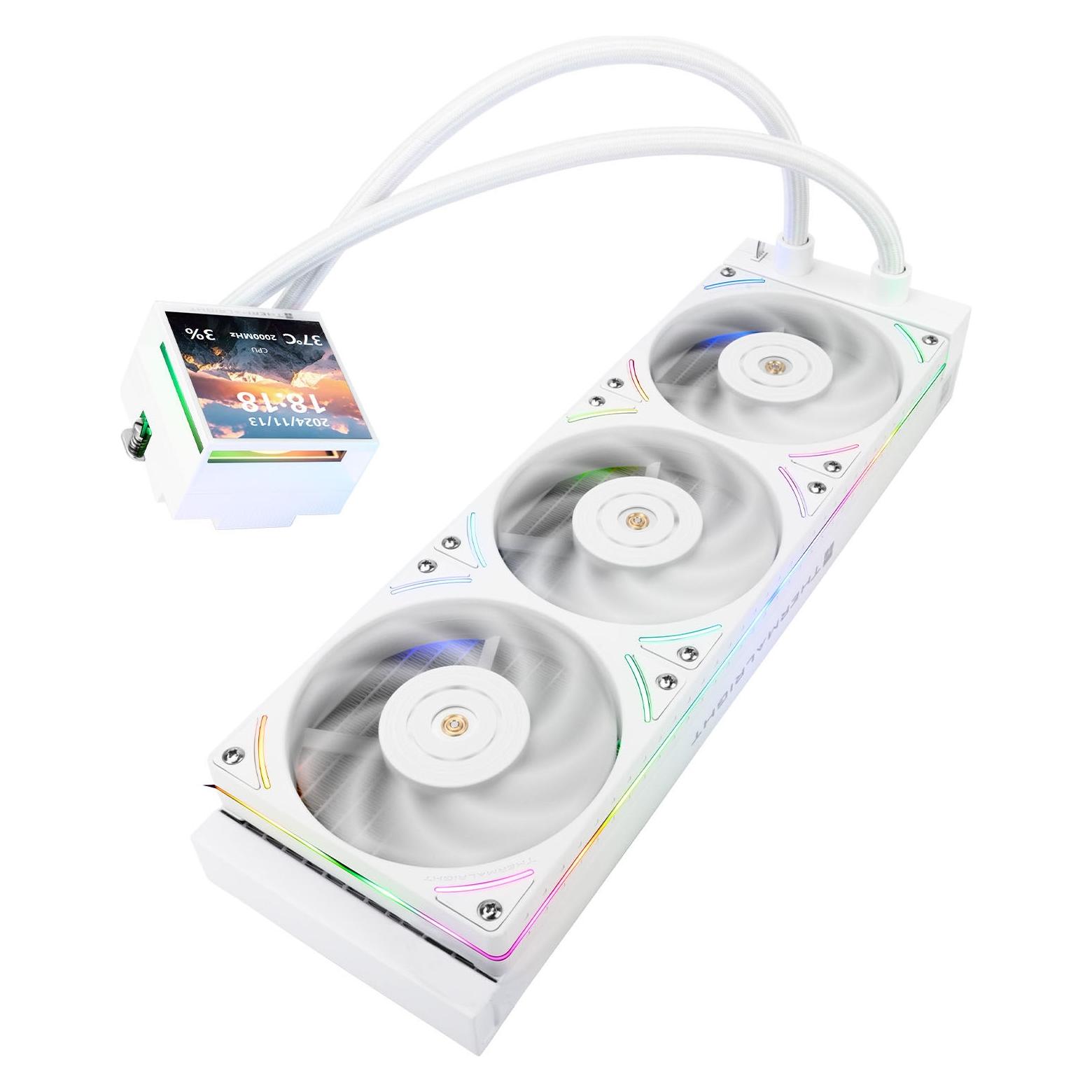 Thermalright Kit Watercooling AIO Hyper Vision UB RGB - 360mm (Blanc) (HYPER VISION 360 UB ARGB WHITE)