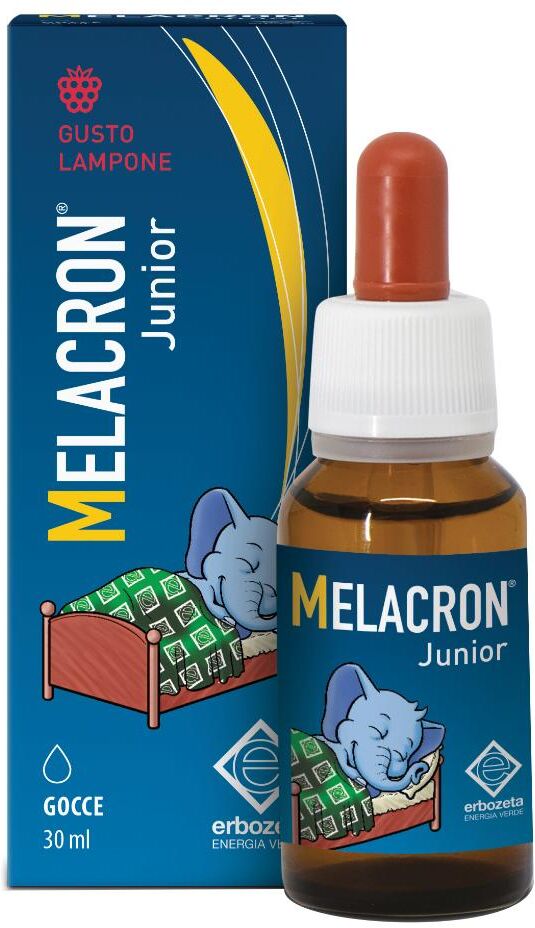 ERBOZETA SpA Melacron Junior gocce 30ml - Integratore Alimentare per il Sonno dei Bambini