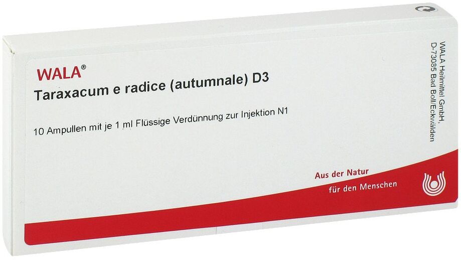 Wala Taraxacum E Rad.autumn. D3 Ampullen