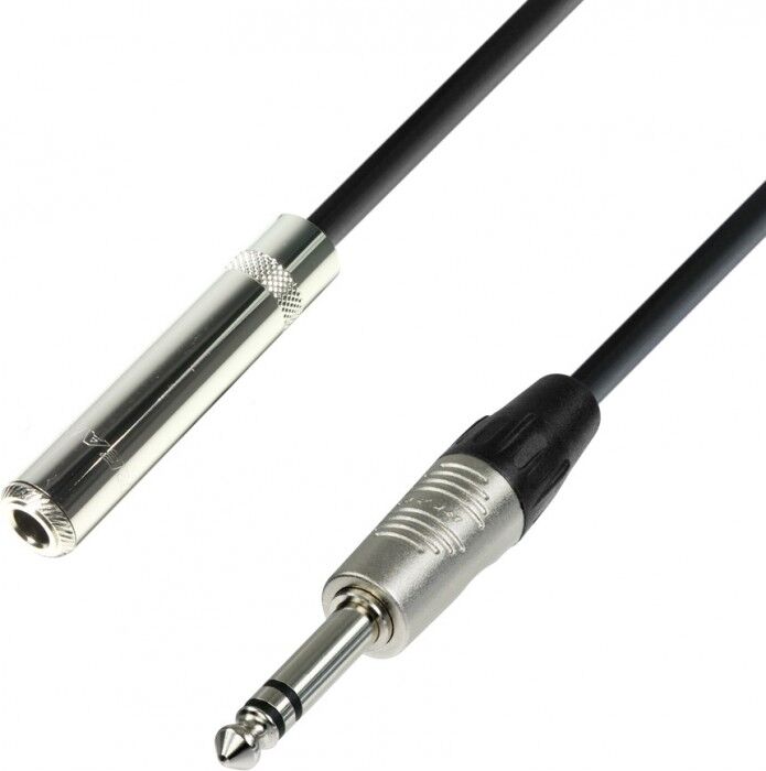 Adam Hall Cables K4 Bov 0600 Kopfhörerverlängerung 6,3 Mm Klinkenbuchse St