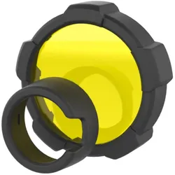 Ledlenser, Taschenlampe Zubehör, Farbfilter Gelb 85.5mm für MT18