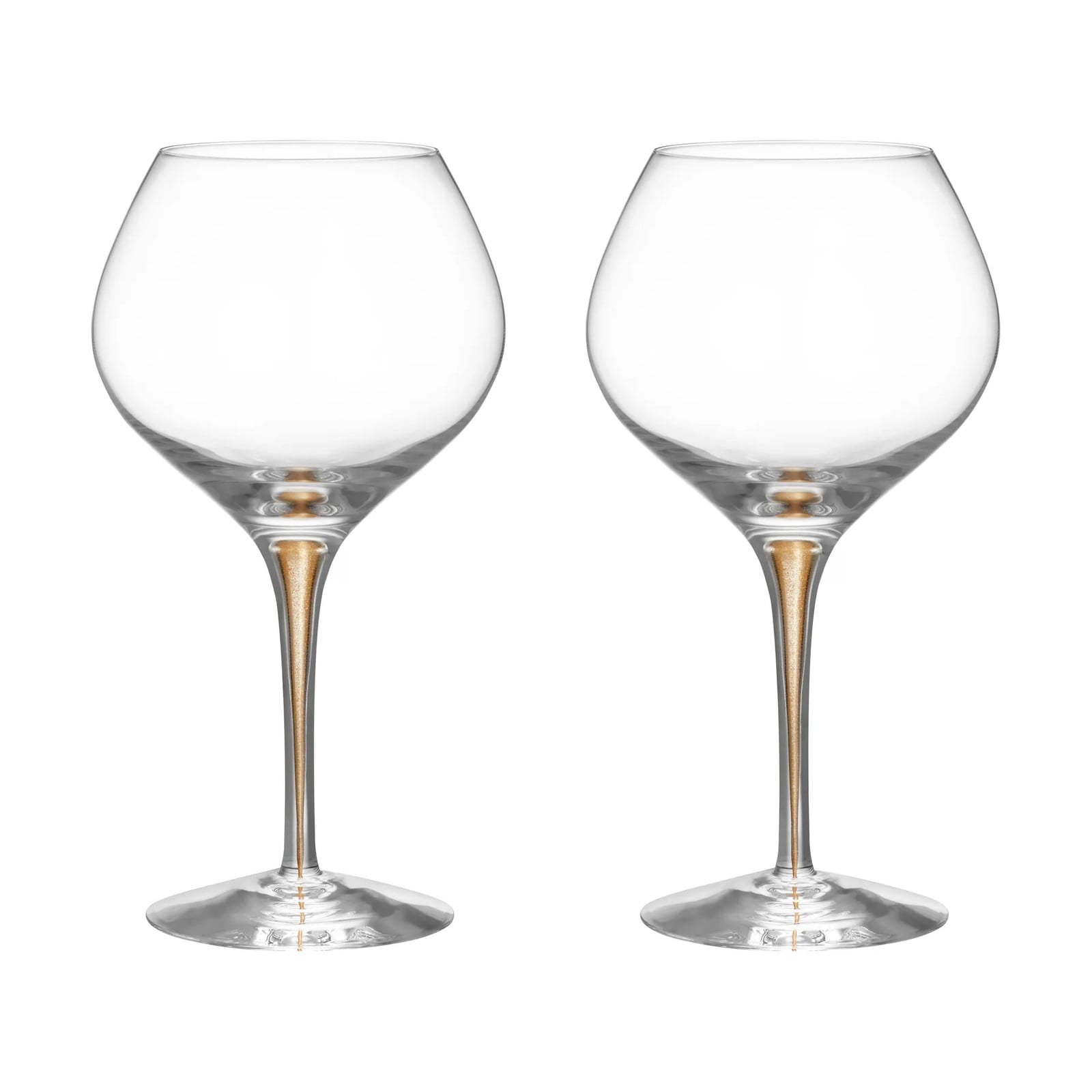 Orrefors Intermezzo Bouquet wijnglazen 70 cl, 2-pack, Goud