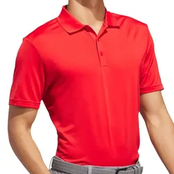 adidas Golf Performance Herren Polo rot