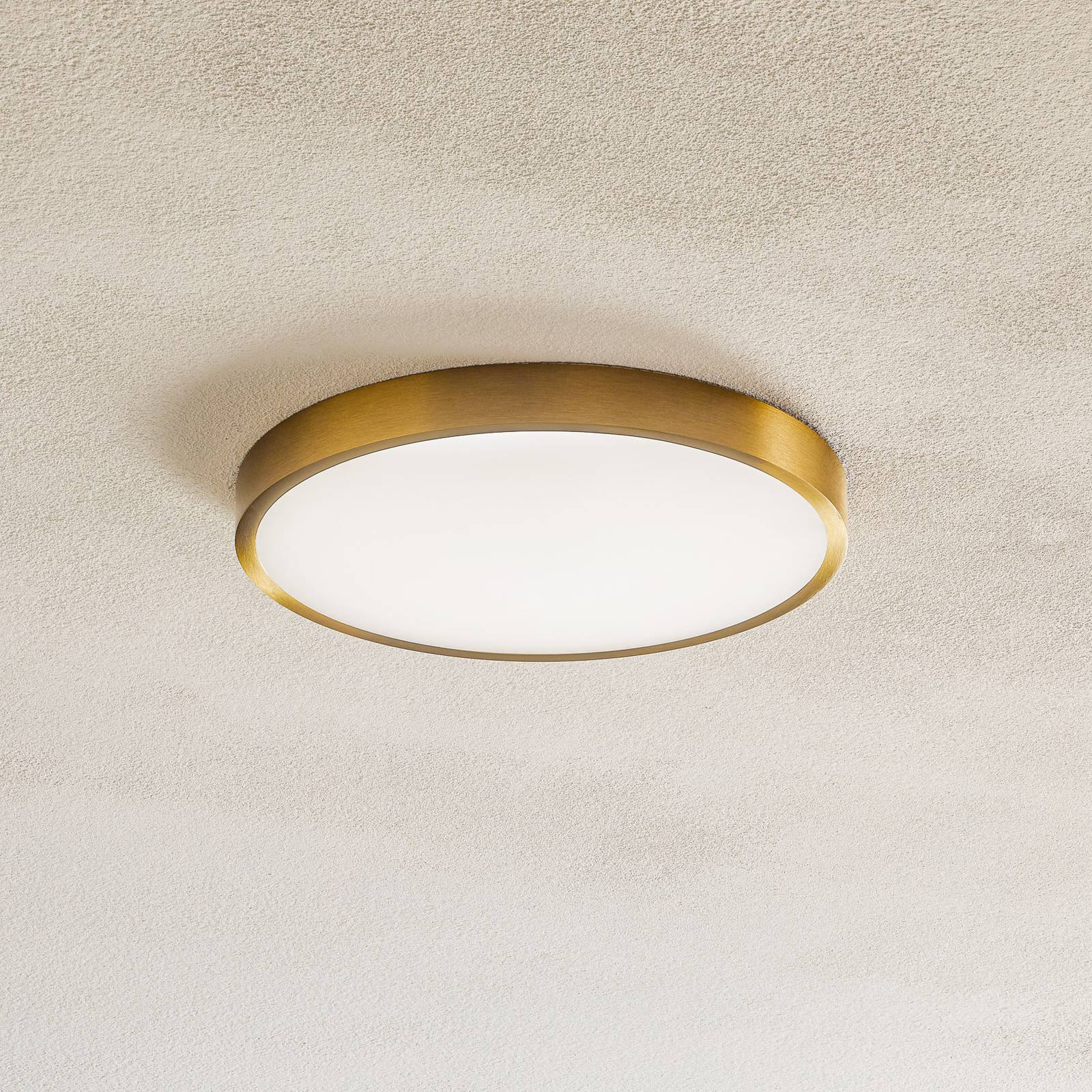 Orion LED Deckenlampe Bully, messing / gold, für Wohn- / Esszimmer, Aluminium, Modern, LED Deckenleuchte