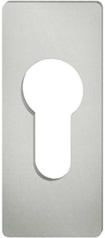 FSB Rosace clé PT, PZ, 0 171768, alu carré + blanc 9016 (0 17 1768 01010 8220)