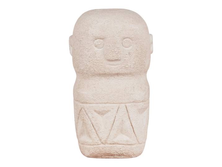Skulptur, Beige, Stein, Gesicht, 5.5x10x5.5 cm, zum Stellen, Dekoration, Dekofiguren & Skulpturen, Skulpturen