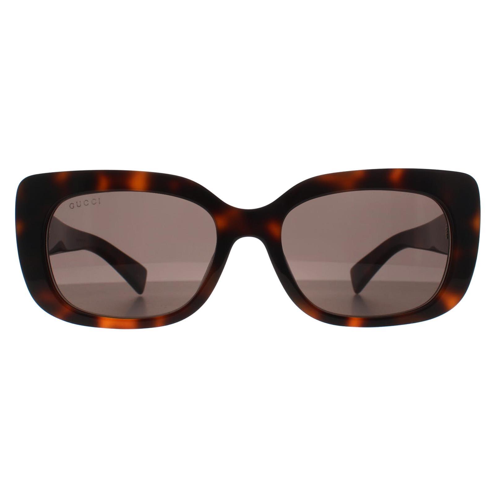 Gucci Rechthoek Dames Havana Grijs GG1979SK
