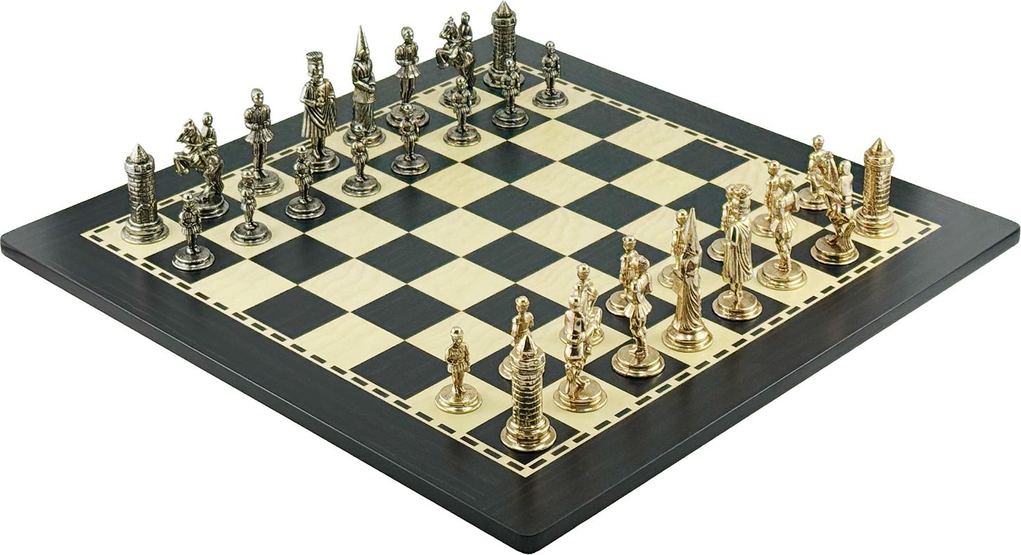s italienisches Schachset Italfama Camelot Medio 50x50 cm