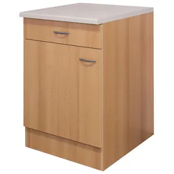 Küchenunterschrank in Buchefarbe 'Nano'