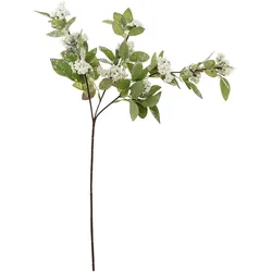 Bloomingville Snowberry Kunstblumen-Stiel Weiß, Weiß - Ø 24 x H 63 cm