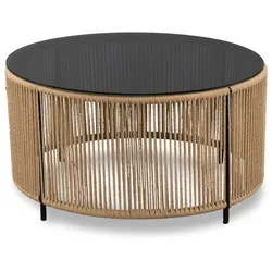 Couchtisch Simon Glas Grau