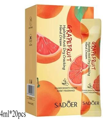 Inspired Finds Avocado And Peach Nourishing Hand Cream For Soft, Hydrated Hands grapefruit