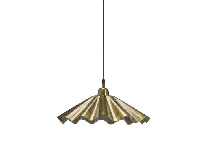 PR Home Hängeleuchte Wells, Messingfarben, Metall, organisch, 43 cm, Lampen & Leuchten, Innenbeleuchtung, Hängeleuchten, Pendelleuchten