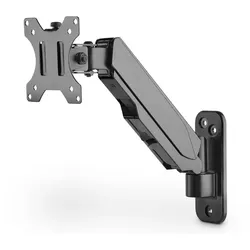 Digitus Universeller Single Monitorhalter mit Gasdruckfeder, Wandmontage