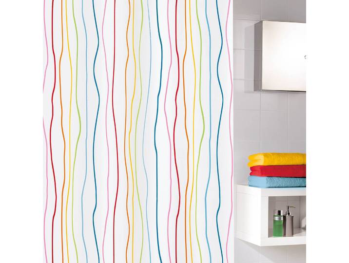 Duschvorhang Jolie Polyester Multicolor 120 x 200cm