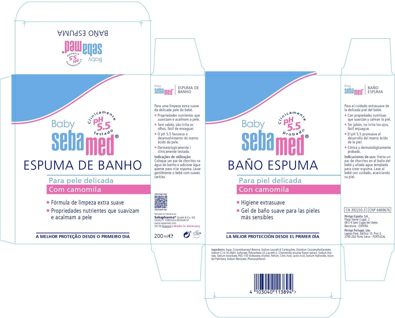 Sebamed Baby Gel Baño Espuma 200 ml