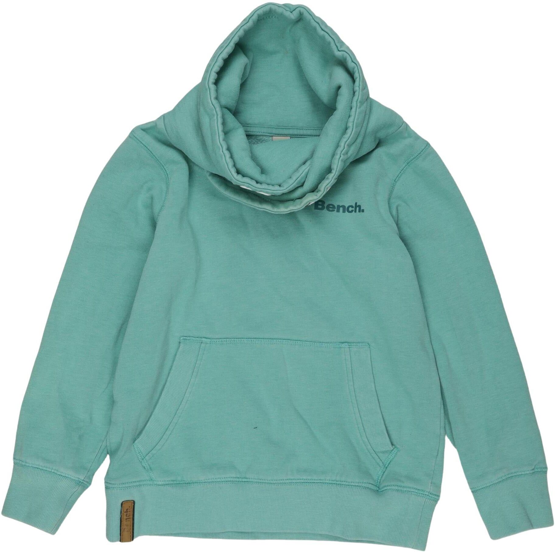 Bench. Jungen Kapuzenpullover oder Sweater, Türkis, Gr. EU 128, Synthetik / Baumwolle - Second Hand
