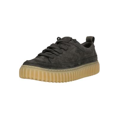 Sneaker CLARKS "Torhill Lace", Herren, Gr. 42, grau (braun), Kunstfaser, Schuhe Sneaker, mit strapazierfähiger Sohle
