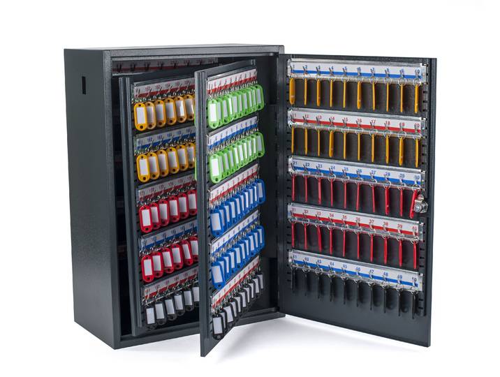 Pavo Armoire à clés deluxe - 300 clés - Anthracite