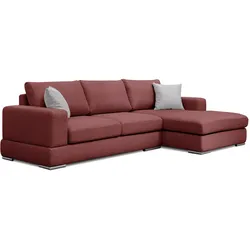 ECKSOFA OTTO 4-Sitzer, bordeaux