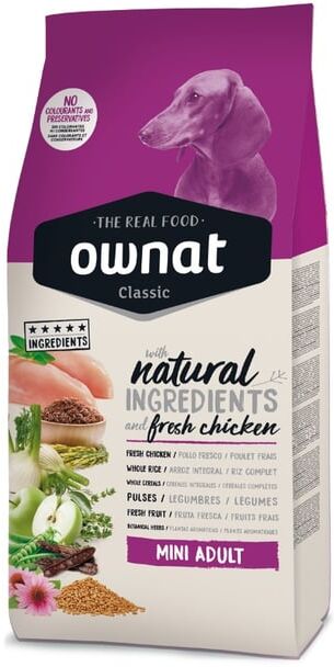 Ownat Classic Pienso Perro Adulto Mini 8 Kg