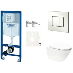 GROHE Wand-WC Set für Vorwandmontage + Vitra Integra WC SIKOGRSINTRE2S