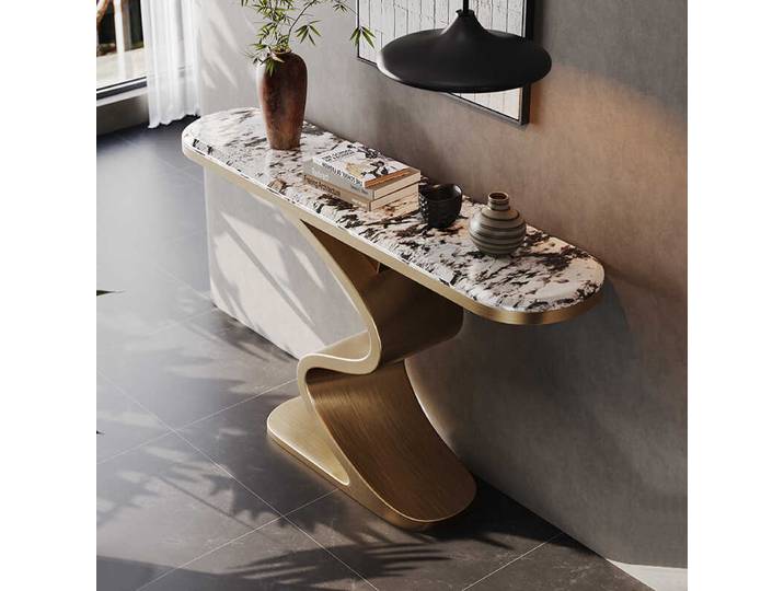 Tables De Console De luxe simples et esthétiques, élégantes et minimalistes, meubles De salon Mesa De Recibidor De Entrada