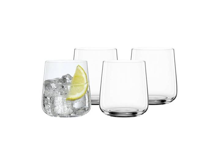 Spiegelau Trinkbecher Style transparent 340 ml 4er Set, Transparent, Glas, Gläser, Trinkgläser
