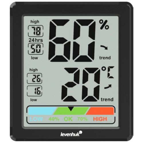 Levenhuk Wezzer BASE L20 Thermohygrometer schwarz