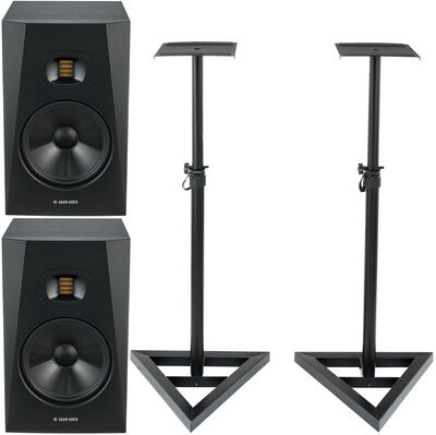 ADAM Audio T8V Stand Bundle Schwarz