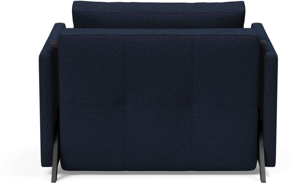 Sessel INNOVATION LIVING ™ "CUBED 90 mit Armlehnen, Schlafsessel Breite 104cm", blau, B:104cm H:77cm T:103cm, Sessel, Sessel