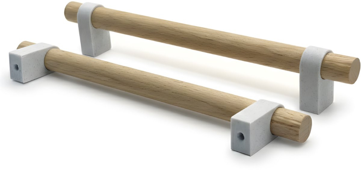 Home 3D Stracciatella Handgrepen - 2 Stuks - 16 cm - Keuken en Badkamer