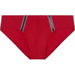 Emporio Armani für Herren. EM000570_AF20426 Slip Cint Badeanzug rot (M), Strandbekleidung, Polyamid