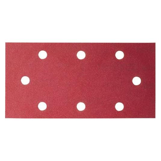 Bosch Zubehör Schleifblatt-Set für Schwingschleifer, 25-teilig, 8 Löcher, 93 x 230 mm, 180 (180) (2607017107)