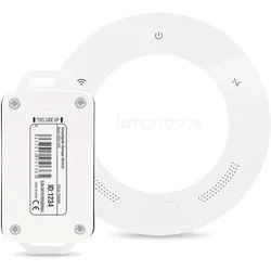 Ismartgate Standard Lite Garage wirelss WLAN remote control for Apple HomeKit Google Assistant Amazo, Netzwerkkarte, Weiss