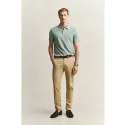 Gant für Herren. 1501005 Beige Slim Fit Smart Chinohose (30/32), Lässig, Baumwolle, Klassisch