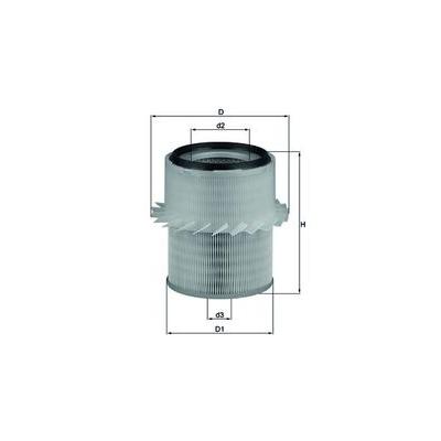 KNECHT Luftfilter lx673 Filtereinsatz 197mm für MITSUBISHI