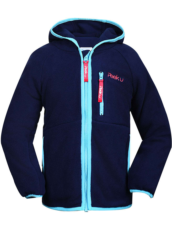 Peek U Fleecejacke "Robbie" in Dunkelblau - 110