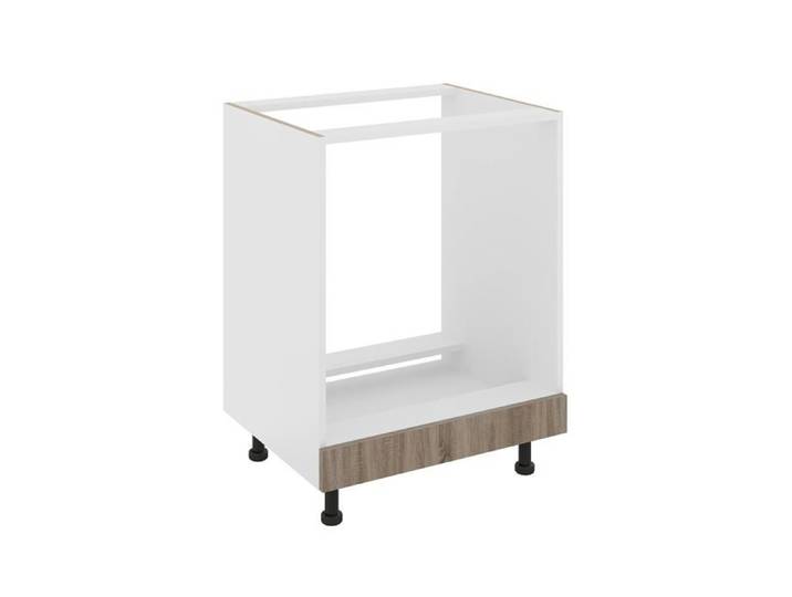 Meuble pour four haaus Karo Chêne Sonoma Foncé/Blanc 60 x 50 x 80 cm