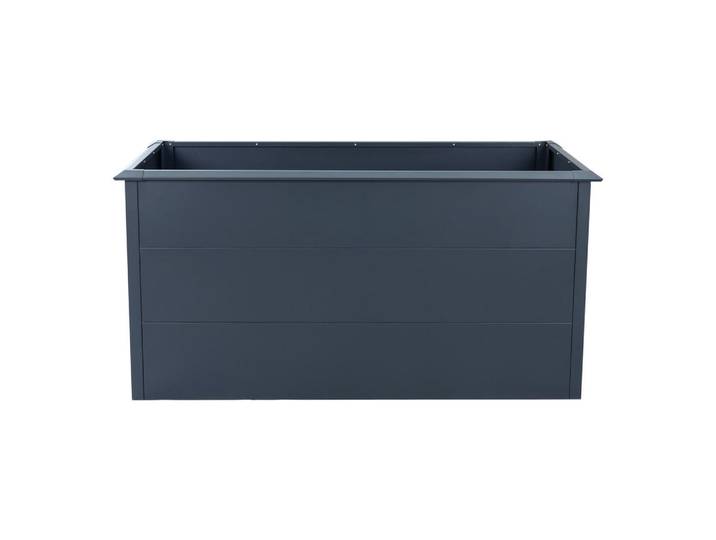 Hochbeet Primus, Anthrazit, Metall, 850 l, 150x77x75 cm, Gartenzubehör, Hochbeete