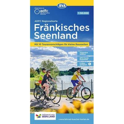 BVA ADFC Regionalkarte Fränkisches Seenland 1:50.000, Sonstige von , KOMPASS Freytag & Berndt, 978-3-96990-046-8