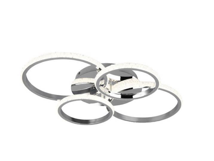 Design plafondlamp Cires chroom Trio - R67364106