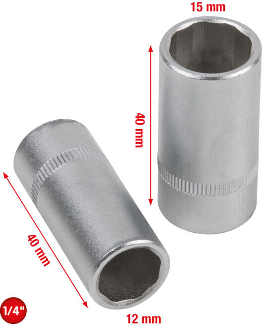 Jeu de douilles pour la révision des circuits de climatisation, 2 pcs. ; KS Tools (550.1170)