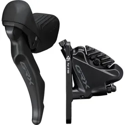 Shimano Hydraulische Scheibenbremse GRX RX610/RX400 vorne, 2-fach IRX6103DLF6SC1...