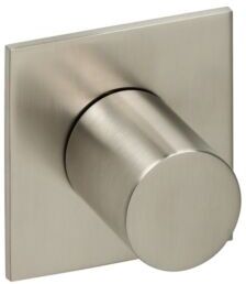 Herzbach Logic XL Fertigmontageset 11.958750.2.09 für Absperr- und Umstell-Modul, 70x70mm, Edelstahl gebürstet