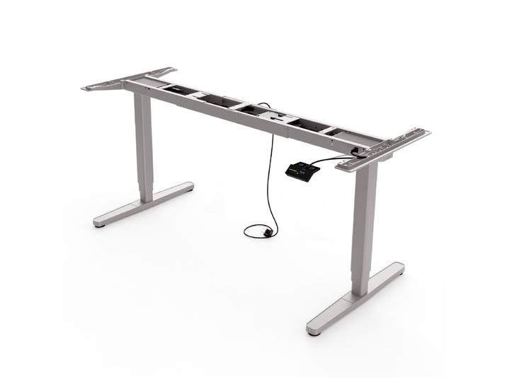 Yaasa Frame Pro, Grey - Electrically height-adjustable desk frame