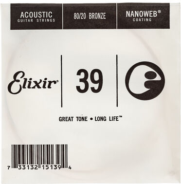Elixir .039 Western Guitar