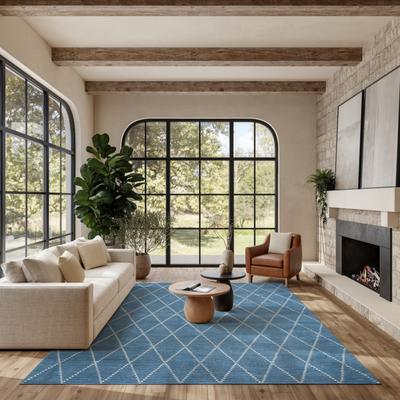 Nourison Azure Modern Handwoven Wool Indoor Rug